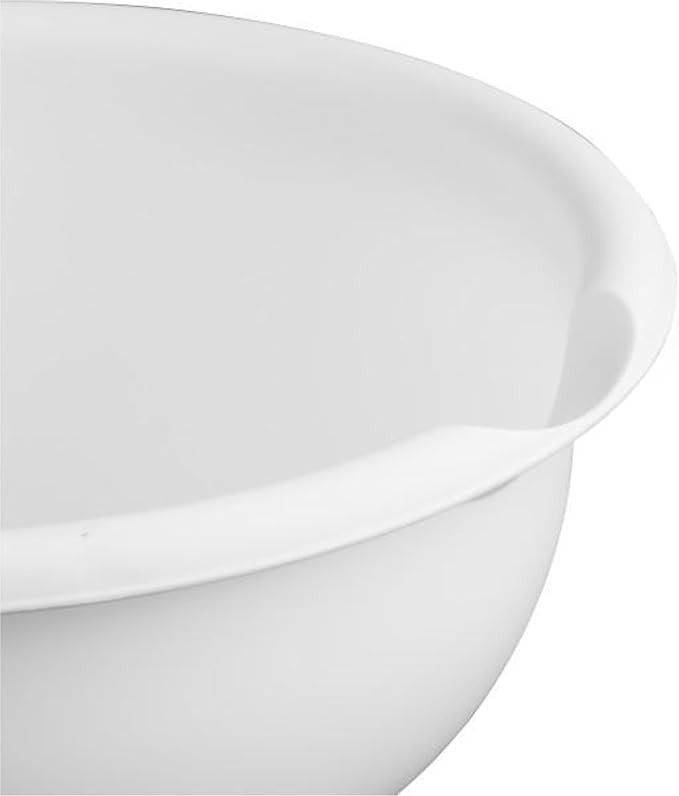 Sterilite Covered Bowl Set, Plastic Nesting Kitchen Mixing Bowls with Pour Spout, Meal Prep Food Storage Containers with Lids, Washed Blue (Set of 12) - Image 8