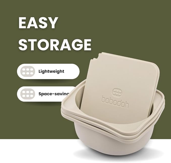 Babadoh Pizza Making Accessories | Pizza Dough Proofing Containers with Lids | Set of 3 | Dough Colour | Original Size (make 12" Pizzas) - Image 4