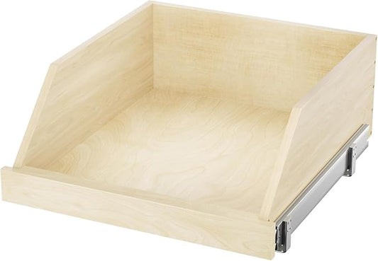 Pull Out Cabinet Organizer, Slide Out Wood Drawer Shelf, Pull Out Drawers for Cabinets, 8" High Beveled Pull Out Organizers for Kitchen Pantry, 19½" W×21" D | Cabinet Pull Out Organizer, Pull Out Drawers for Cabinets, Beveled 8" High Pull Out Organizer... by Unknown
