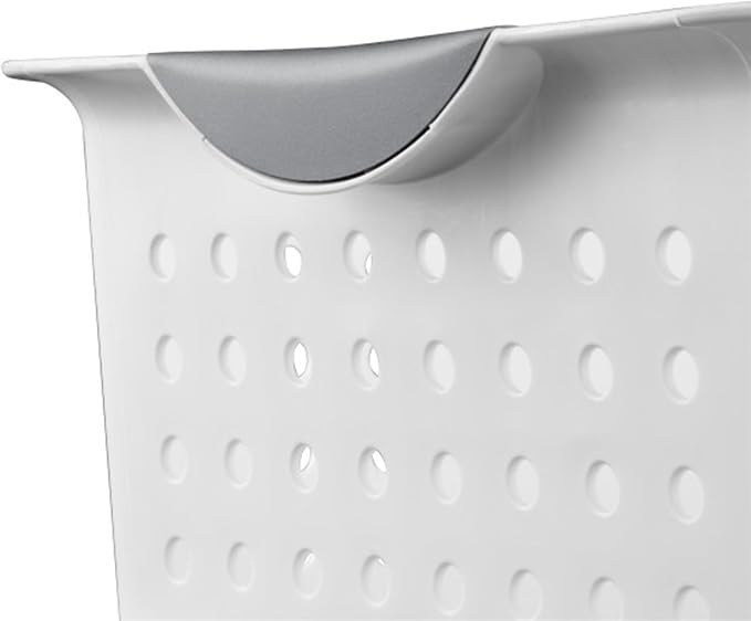 Sterilite Medium Ultra™ Basket, Open Plastic Storage Bin, White, 6 Pack - Image 9