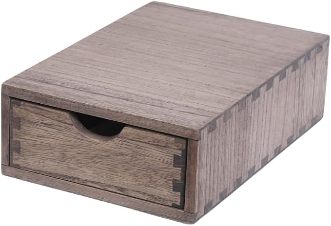 DDYURI Coffee Pod Holders 1-Layer 1-Drawer Dark Brown (CF1D1C-DK) - Image 7
