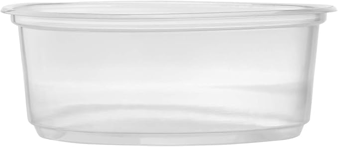 Karat [8oz - 500 ct] Clear PP Plastic Round Deli Food Container for Hot and Cold Food, BPA-Free, (FP-DC8-PP) - Image 3