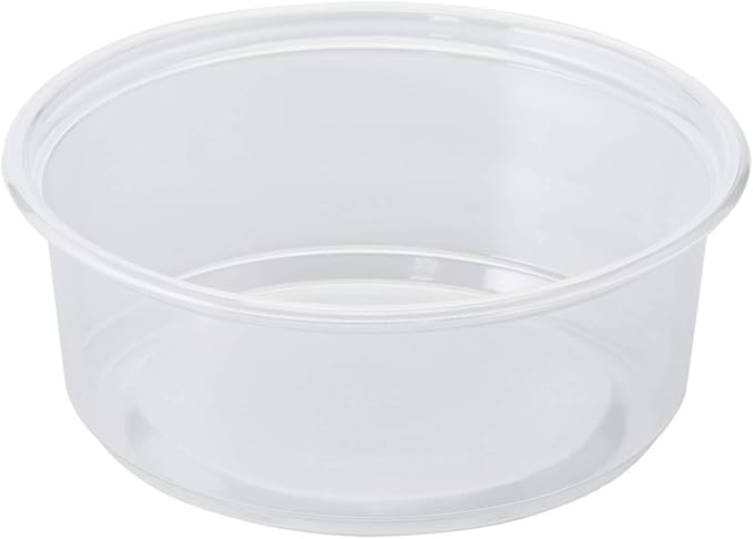 Karat [8oz - 500 ct] Clear PP Plastic Round Deli Food Container for Hot and Cold Food, BPA-Free, (FP-DC8-PP) - Image 2