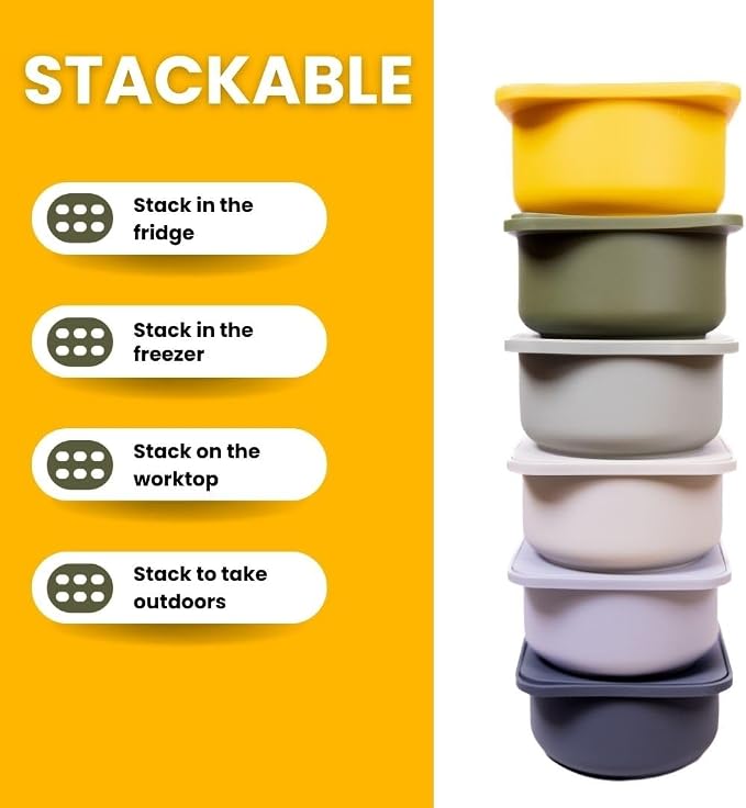 Babadoh Pizza Making Accessories | Pizza Dough Proofing Containers with Lids | Set of 3 | Multi Yellow (1 Dough, 1 Olive, 1 Yellow) | Original Size (make 12" Pizzas) - Image 5