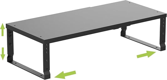 Jojocross Expandable Cabinet Shelf Organizer Storage Spice Rack Shelves for Kitchen Stackable Adjustable Pantry Cupboard Bathroom Countertop Desktop(1Pack/Black/Large) by JOJOCROSSHIGHQUALITYLIFE