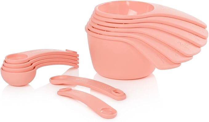 Tupperware Measuring Cups and Spoon Set in Sweet Morning, Large by Tupperware