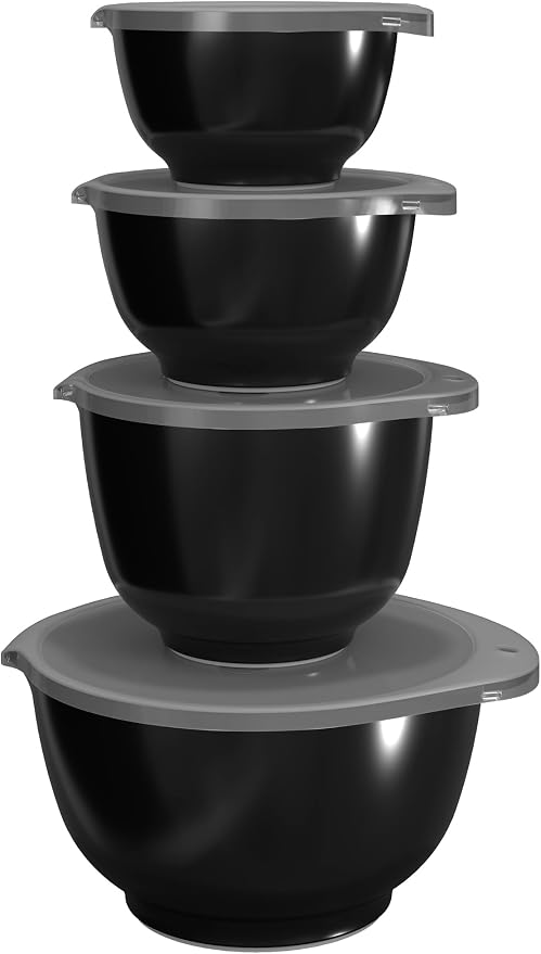 Rosti Precision Craft Mixing Bowl Set 4 Pcs Elevate Your Culinary Experience Stylish Nesting Bowls for Effortless Cooking and Baking by Rosti