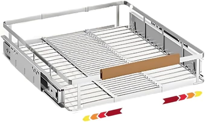 17.1~28"x22.5" Pull Out Cabinet Organizer，1Pack Expandable Sliding Cabinet Shelves，Side Mounting by Unknown