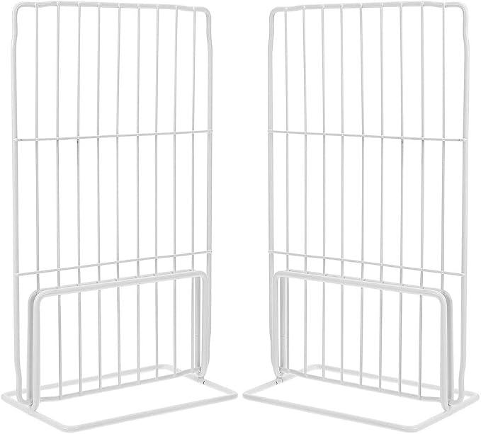 Ggarneck 2pcs Refrigerator Metal Partition Kitchen Chest Freezer Dividers Fridge Wire Shelf Separators for Organized Storage Closet Drawer White Iron Dividers for Home by GARNECK