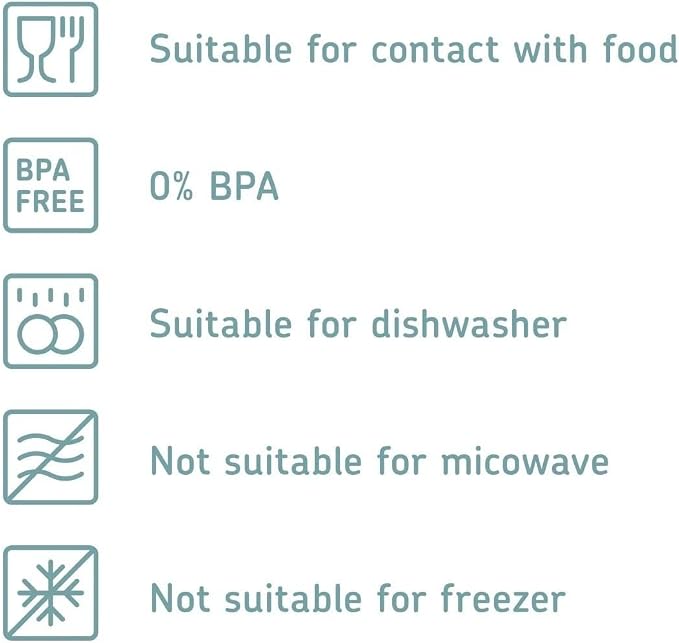 Mepal Cheese and Sausage Container Set Meat and Cheese White - Modula Storage Container Set with Lid - Food Storage Container with Anti-Condensation Insert - Airtight & Dishwasher Safe - Image 4