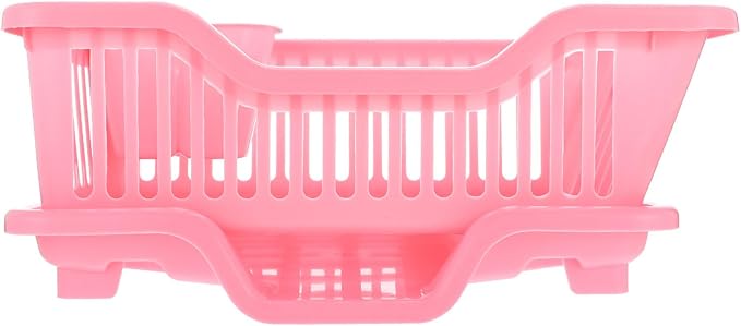 Hemoton 1set Household Dish Drying Rack Kitchen Drainer Drainage Design Space-Saving Dish Basket for Organized Countertop Chic Multi-Purpose Kitchen Utensils Holder by HEMOTON