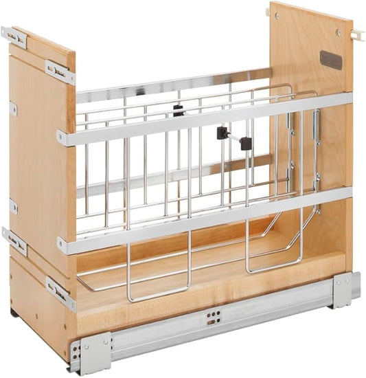 Rev-A-Shelf Wood Bakeware Pullout Organizer w/Soft-Close by Rev-A-Shelf