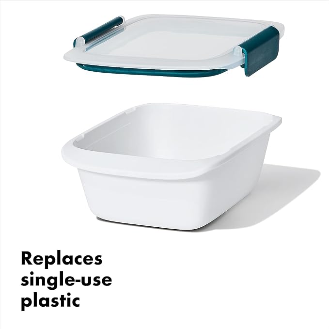OXO Good Grips Prep & Go Sandwich Container 4.3 Cups/1.02 L - Leakproof Food Storage for Sandwiches & Leftovers, 4 Pack - Image 3