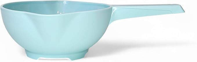 Tupperware 1 Qt and 2 Qt Strainer Set of 2 Colander - 1 Qt Light Blue and 2 Qt Purple - Image 4