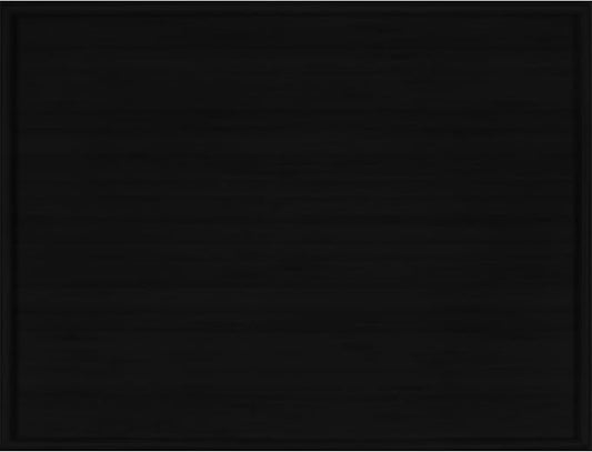 Bamboo Serving Tray - 17" x 13" x 0.75" - Black - 1 Unit by BambooMN