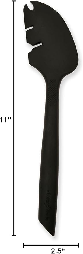 Silicone Spatula ONE Mixer Beater Scraper and Spatula, Black - Image 8