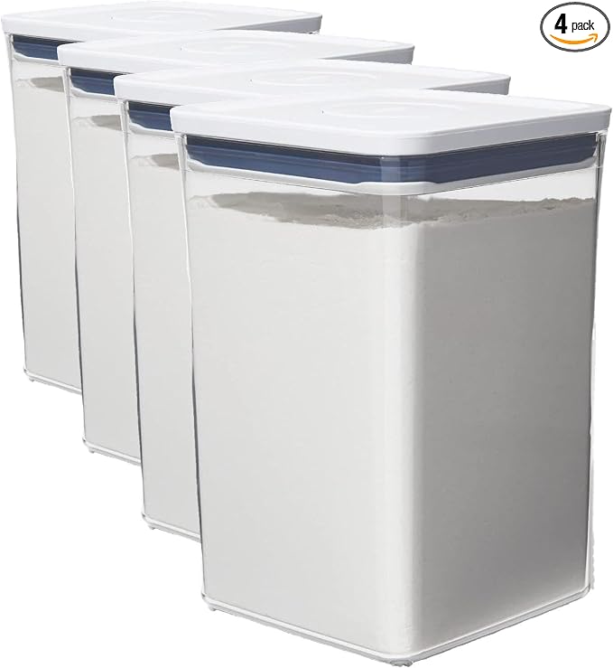 OXO Good Grips POP Container - 4.4 Qt/4.2 L,Airtight Food Storage Containers,(Pack of 4) by Unknown