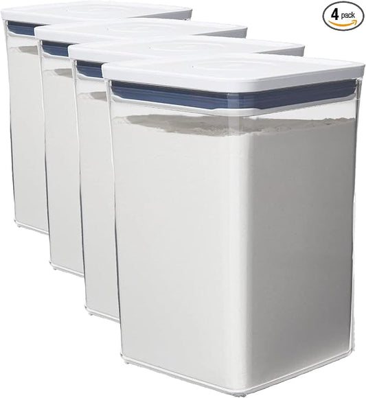 OXO Good Grips POP Container - 4.4 Qt/4.2 L,Airtight Food Storage Containers,(Pack of 4) by Unknown