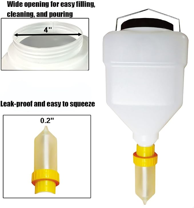 5.5L Sauce Dispenser – Square, Gravity-Fed (square, 5.5 Liters) - Image 3