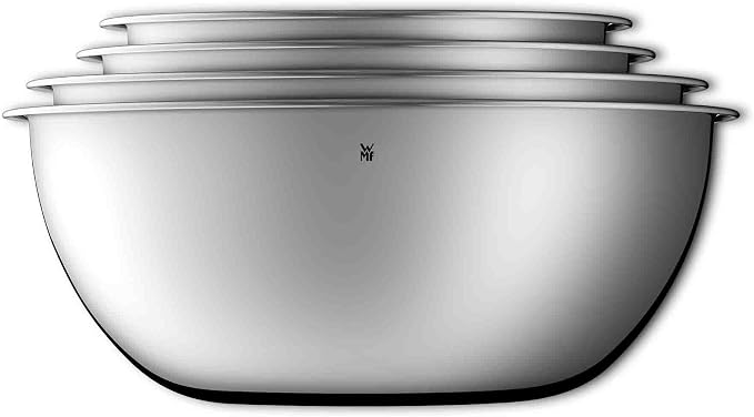 WMF 645709990 Gourmet Bowl Set for Kitchen 4-Piece, Cromargan Stainless Steel, Multifunctional, Mixing Bowl, Serving Bowl, Stackable - Image 3