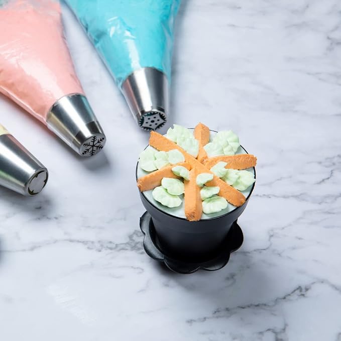 Restaurantware-Russian Piping Tip, 1 Petal Cake Decor Piping Tip - #37, Corrosion-Resistant, Stainless Steel Decorating Tip For Frosting, Dishwashable, Decorate Cupcakes, Cakes, or Cookies - Image 3