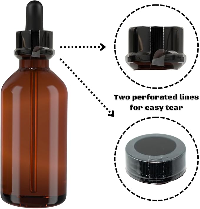 94 x 28 mm Clear Perforated Shrink Band for Spice Jars, Small Jars & Cosmetic Jars [Cap Diameter: 2 1/4"] Pack of 5,000 - Image 4