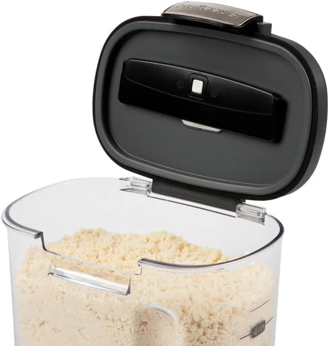 Progressive International ProKeeper+ Clear Plastic Airtight Food Baker's Kitchen Storage Organization Container Canister Set with Magnetic Accessories, 2- Piece Set (Specialty Flour 1.5-Quart) - Image 9