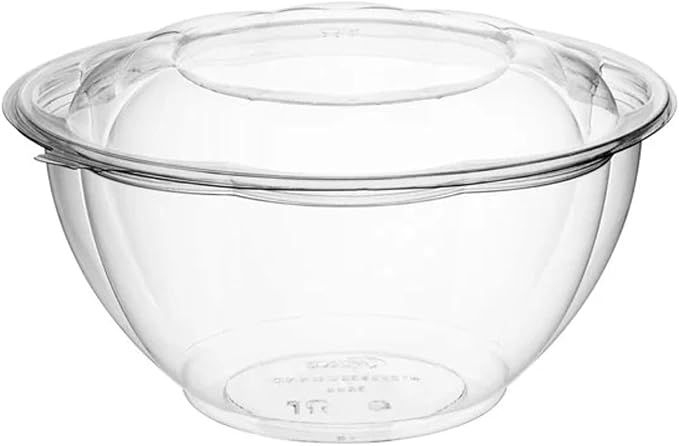 Ruthy's Outlet Plastic Salad Bowls W/Airtight Dome Lids Disposable - Clear Serving Bowls | BPA-Free | Leak-Proof | Meal Prep, Catering, Parties, Takeout, To-Go & Food Storage (150 Pack, 32, Ounce) - Image 7
