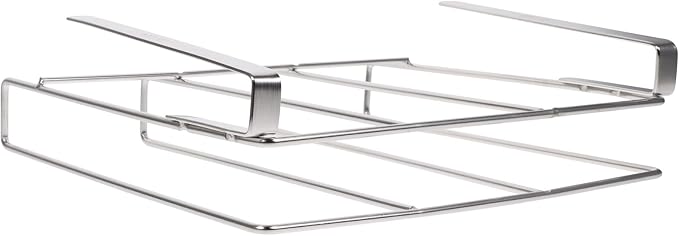 Hemoton Cutting Board Organizer Hanging Rack Cabinet Door Holder for Cutting Boards Pot Lids Mugs Kitchen Storage Shelf under Cabinet Space Saving Accessory 10.15 X 10.15 X 3.26 in by HEMOTON