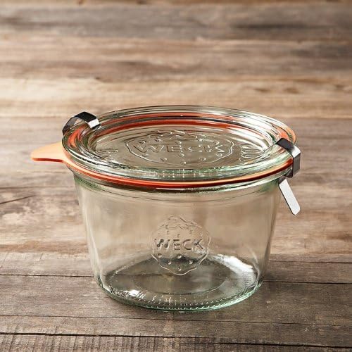 Weck 741 - 0.25 Liter Mold Jars with Lids - 6 Rings and 12 Clamps - Image 4
