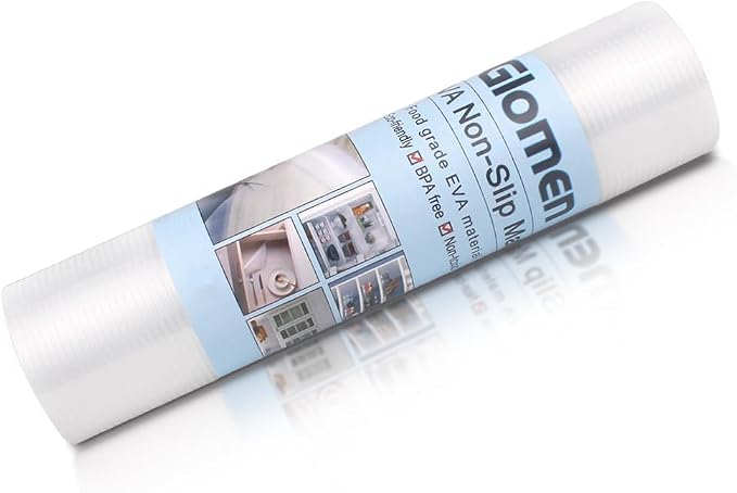 Shelf Liner, Non-Slip Cabinet Liner, Washable Oil-Proof for Kitchen Cabinet, Shelves, Refrigerator, Storage, Desks, 24 Inches x 20 FT, Non Adhesive Drawers Liner (24 Inches x 20 FT, Thickened)… - Image 3