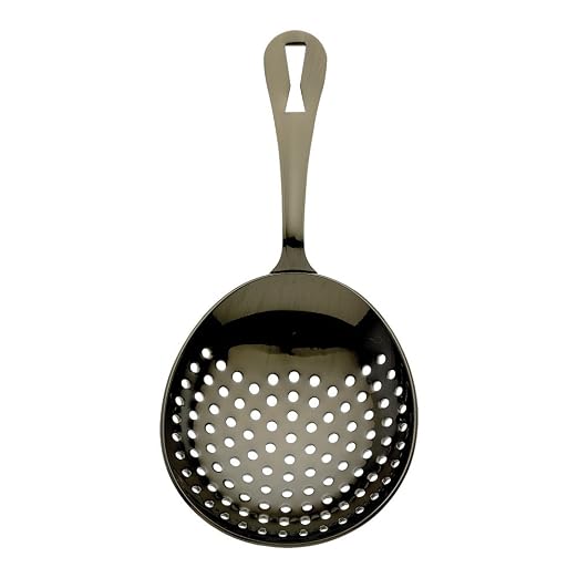 Barfly , Julep Strainer, Gun Metal Black by BarflybyMercer
