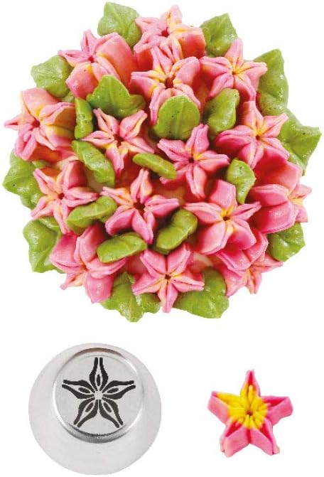 11 Pieces Stainless Steel Medium Russian Tulip Icing Tips Set | Cupcake Flower Shaped Frosting Nozzle Kit For Pastry Cupcakes Cakes Cookies Decorating,Stainless Steel Flora Piping Tips - Image 8