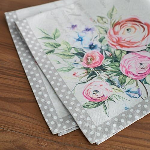 Maison d' Hermine Cloth Napkins Set of 4 100% Cotton Everyday Reusable Square Napkins Cloth Washable, Dinner, Party, Wedding, Restaurant, Spring/Summer (Champ De Mars, 20" x 20") | Everyday Square Napkins Cloth Washable Dinner Party Wedding Restaurant ... - Image 7