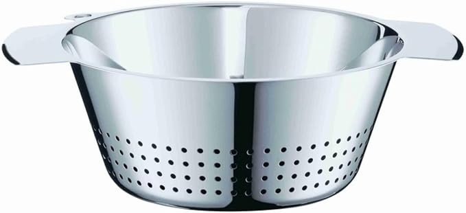 Rosle 16024 Stainless Steel Colander Strainer & Steamer with Handles 12.8 Inch Silver by Rosle