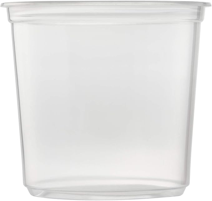 Karat [24oz - 500 ct] Clear PP Plastic Round Deli Food Container for Hot and Cold Food, BPA-Free (FP-DC24-PP) - Image 3