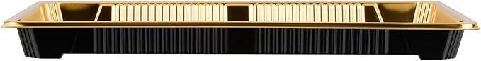Restaurantware Plastic Sushi Trays 100 Pack of 10 x 7.2 x 1.77 Inch With Clear Lids Leak-Resistant Sushi Take Out Boxes Stackable Containers For Grab-And-Go - Image 15