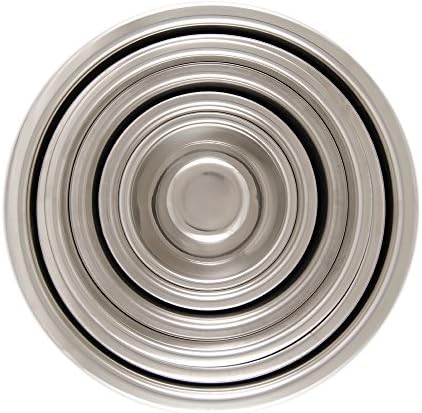 TrueCraftware-6 Piece Standard Stainless Steel Mixing Bowl Set - Mirror Finish Prep Bowls - 3/4 Qt, 1.5 Qt, 3 Qt, 4 Qt, 5 Qt and 8 Qt - Image 3