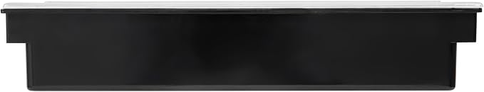 Restaurantware Bar Lux 19.6 x 6.3 x 3.7 Inch Condiment Caddy 1 Durable Bar Caddy - 3 Removable Compartments Built-In Lid Black Plastic Condiment Holder For Restaurant Store Cocktail Garnish - Image 15