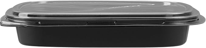 Restaurantware Plastic Sushi Trays 100 Pack of 10.6 x 10.6 x 1.77 Inch With Clear Lids Leak-Resistant Sushi Take Out Boxes Stackable Containers For Grab-And-Go - Image 10