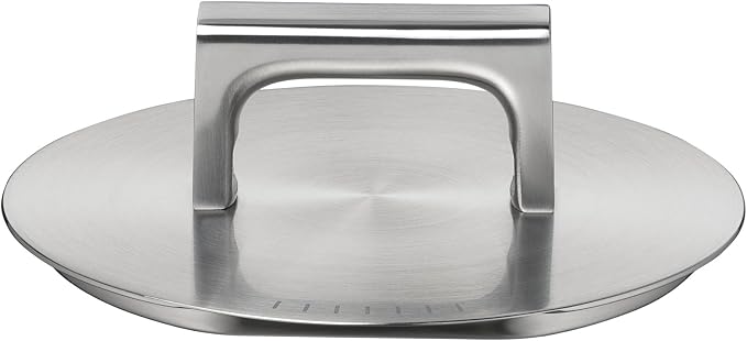 WMF Ultimate Cool Saucepan Lid 16 cm, Stainless Steel Lid, Cromargan Rust-Free 18/10 Stainless Steel, Heat Reducing Cool+ Handle, Hidden Steam Opening, Dishwasher Safe by WMF