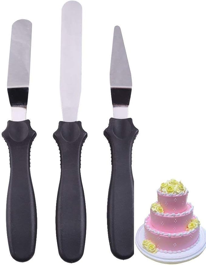 12 Piece Cake Decorating Nozzle Cake Making Set, Cake Decoration Kit with 360-Degree Rotating Turntable, Icing Nozzles, Scraper Set, Silicone Spatulaa,ound Cake Mould (Combo 4) - Image 5