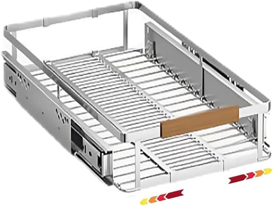 12.3~18.5"x22.5" Pull Out Cabinet Organizer，1Pack Expandable Sliding Cabinet Shelves，Side Mounting by Unknown