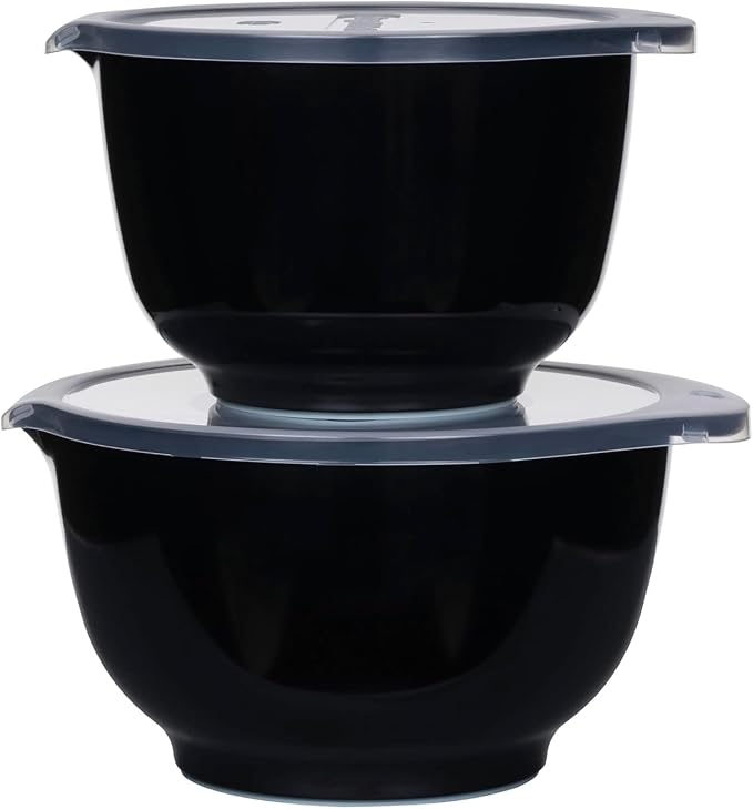 Rosti Precision Craft Mixing Bowl Set 2 Pcs Elevate Your Culinary Experience Stylish Nesting Bowls for Effortless Cooking and Baking by Rosti