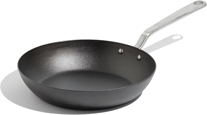 Made In Cookware - Seasoned 10" Carbon Steel Frying Pan - Professional Cookware - Crafted in Sweden - Induction Compatible by Unknown
