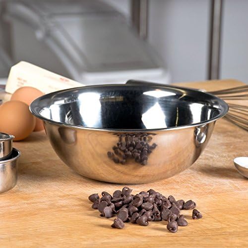 TrueCraftware-6 Piece Standard Stainless Steel Mixing Bowl Set - Mirror Finish Prep Bowls - 3/4 Qt, 1.5 Qt, 3 Qt, 4 Qt, 5 Qt and 8 Qt - Image 2