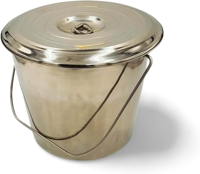 SS Strainers (Large Strainer & Pail Combo, 17 L Pail & Large Strainer Combo) - Image 2