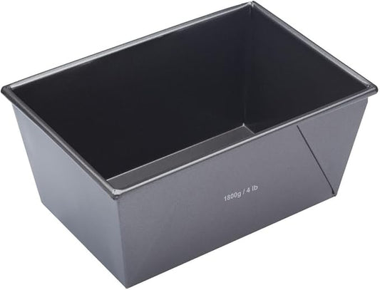 MasterClass 4 lb Loaf Tin with PFOA Free Non Stick, Robust 1 mm Carbon Steel, 24 x 16 cm Large Bread Pan by Master+Class