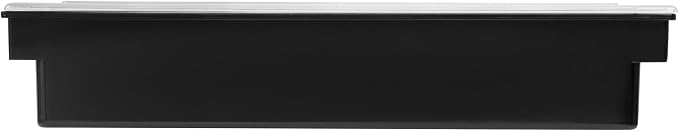 Restaurantware Bar Lux 19.6 x 6.3 x 3.7 Inch Condiment Caddy 1 Durable Bar Caddy - 4 Removable Compartments Built-In Lid Black Plastic Condiment Holder For Restaurant Store Cocktail Garnish - Image 15