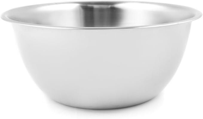 Fox Run Stainless Steel Large Mixing Bowl, 10.25 x 5.25 inches, 4.25 Quart Capacity | Prep, Mix & Serve | 4.25 Quart Capacity | Durable Stainless Steel | Dishwasher Safe | Smudge & Scratch Resistant Bowl - Image 2
